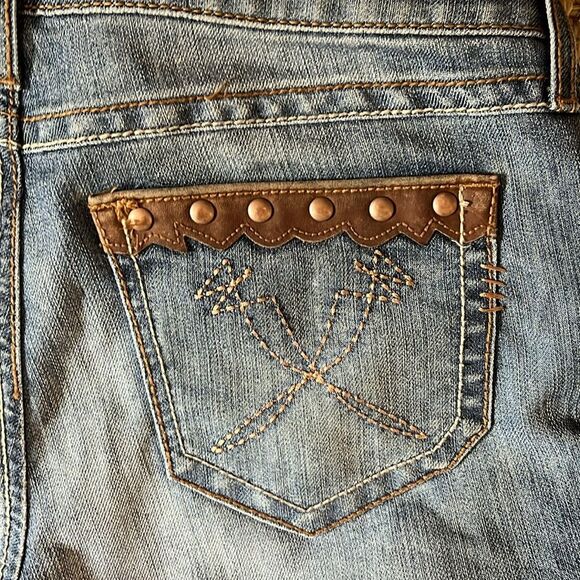 Wrangler Twenty X Houston Lowest rise slim fit Western Jeans Sz 7 - Picture 7 of 11